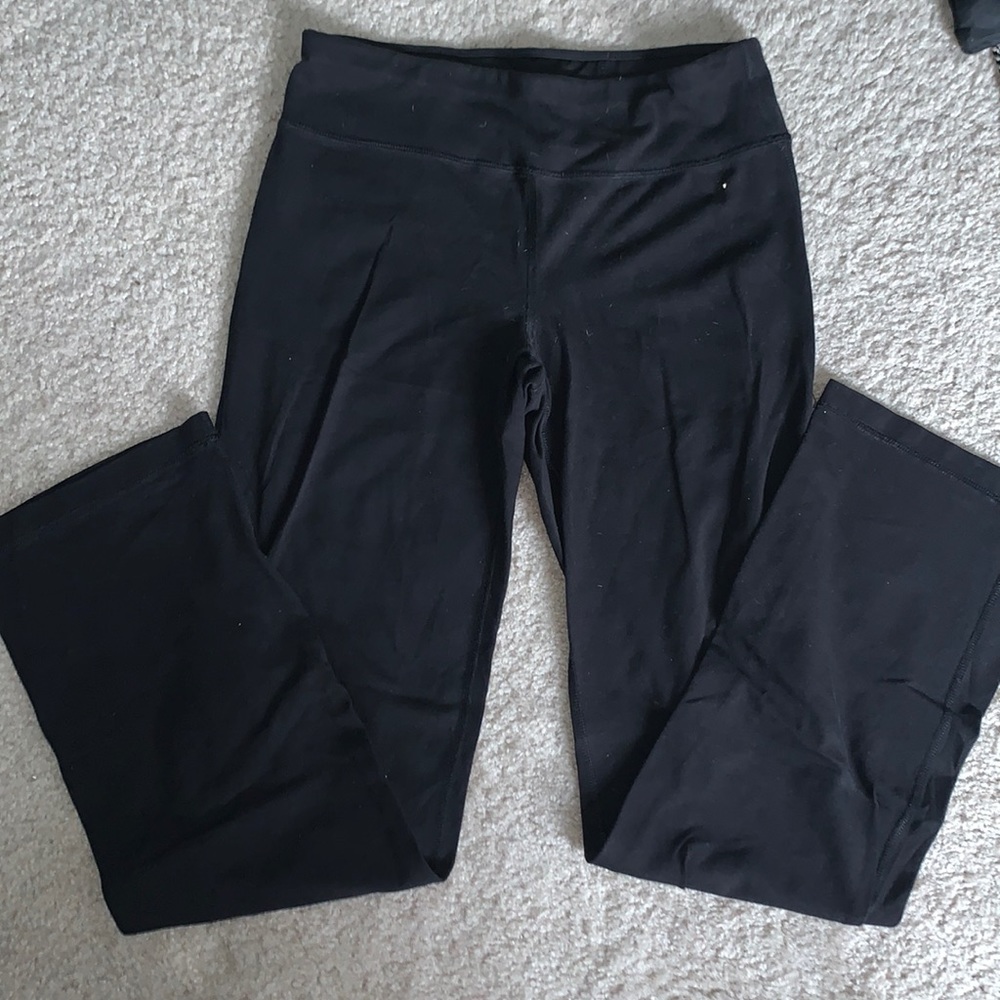 DANSKIN NOW Semi- Fitted Black Yoga Pants Size Sm